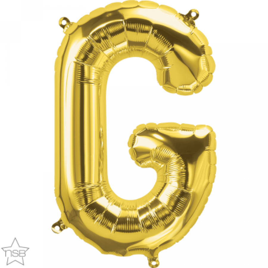 FOIL SMALL LETTER GOLD (5 pcs.) G