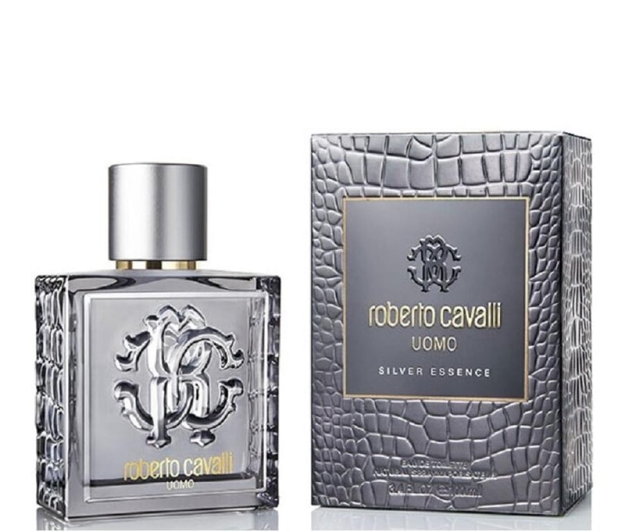 عطر روبرتو كافالي اوومو سلفر ايسنس - او دو تواليت
