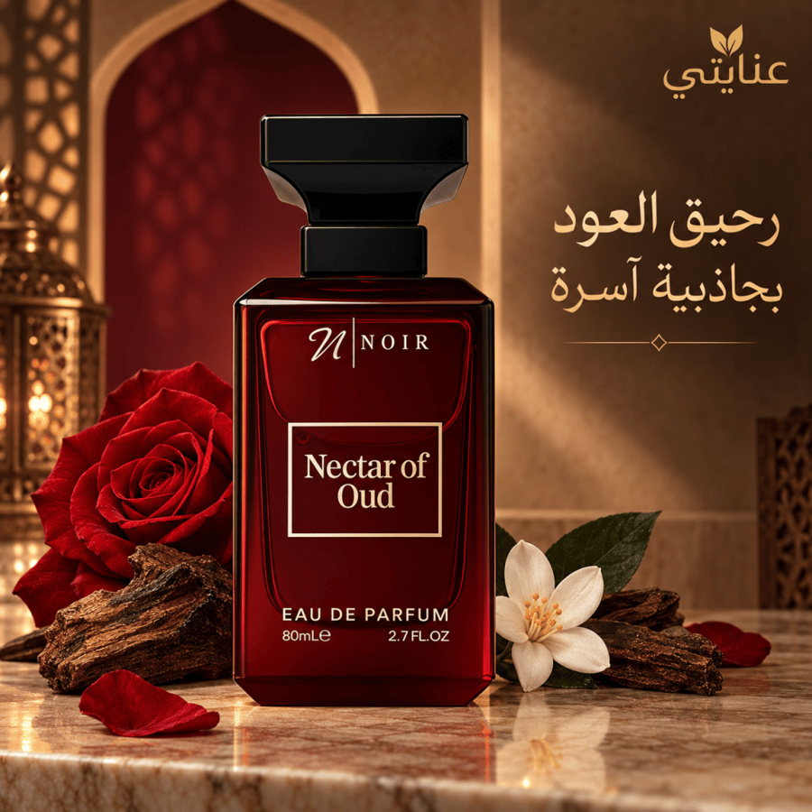 رحيق العود ماء عطر للرجال - رائحة عود مكثفة بالزعفران، الأرز، الباتشولي والتوت المتبل