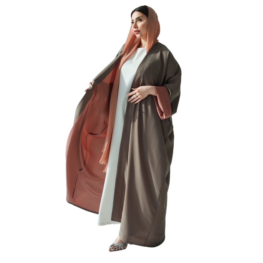Soft Crepe with Peach Inner Layer