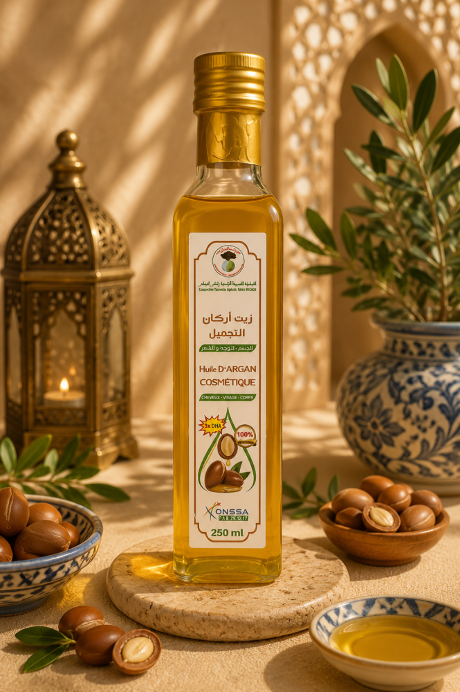 زيت الأرغان تجميلي