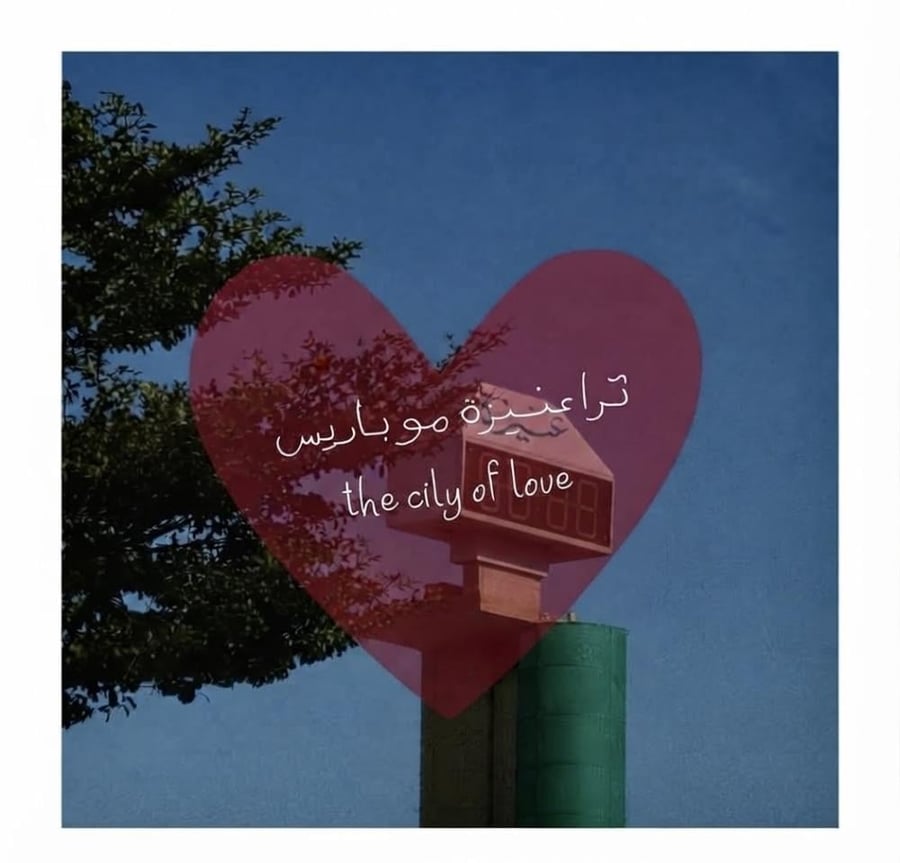 T-shirt ترا عنيزة مو باريس