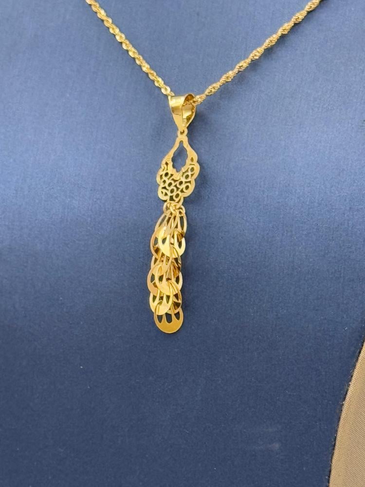 Necklaces 18K - سلسال وتعليقة عيار 18