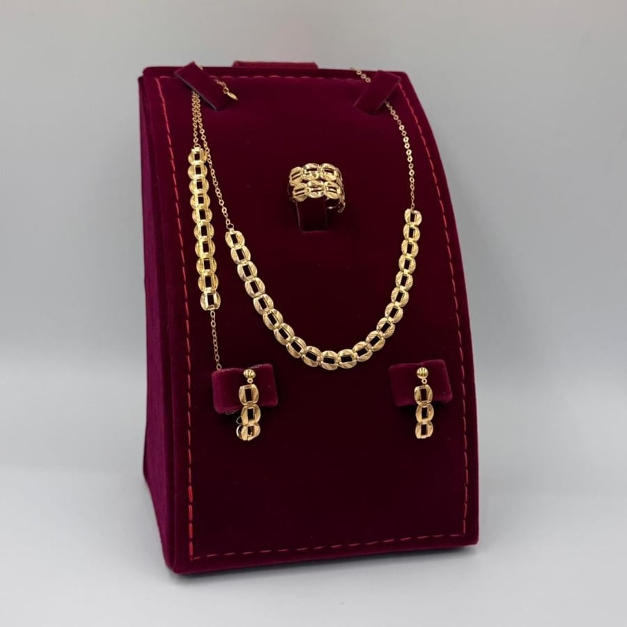 طقم جنزير ذهب عيار 21