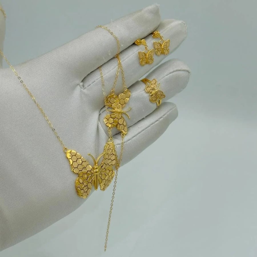 Necklace Butterfly Gold 21K