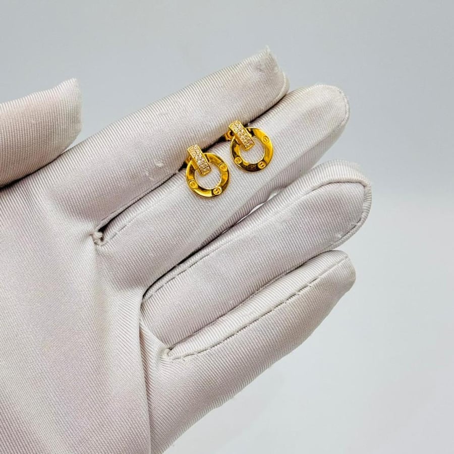 Earring Global design Gold 21K
