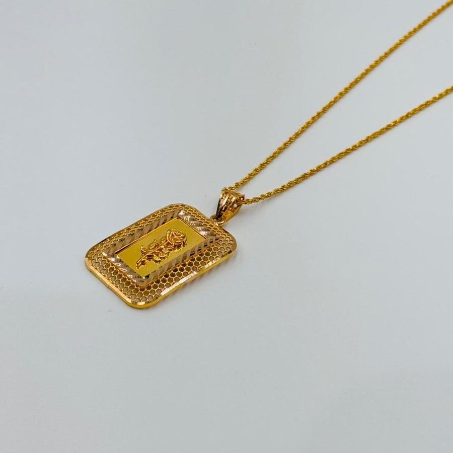 عقد سبيكة ذهب عيار 21