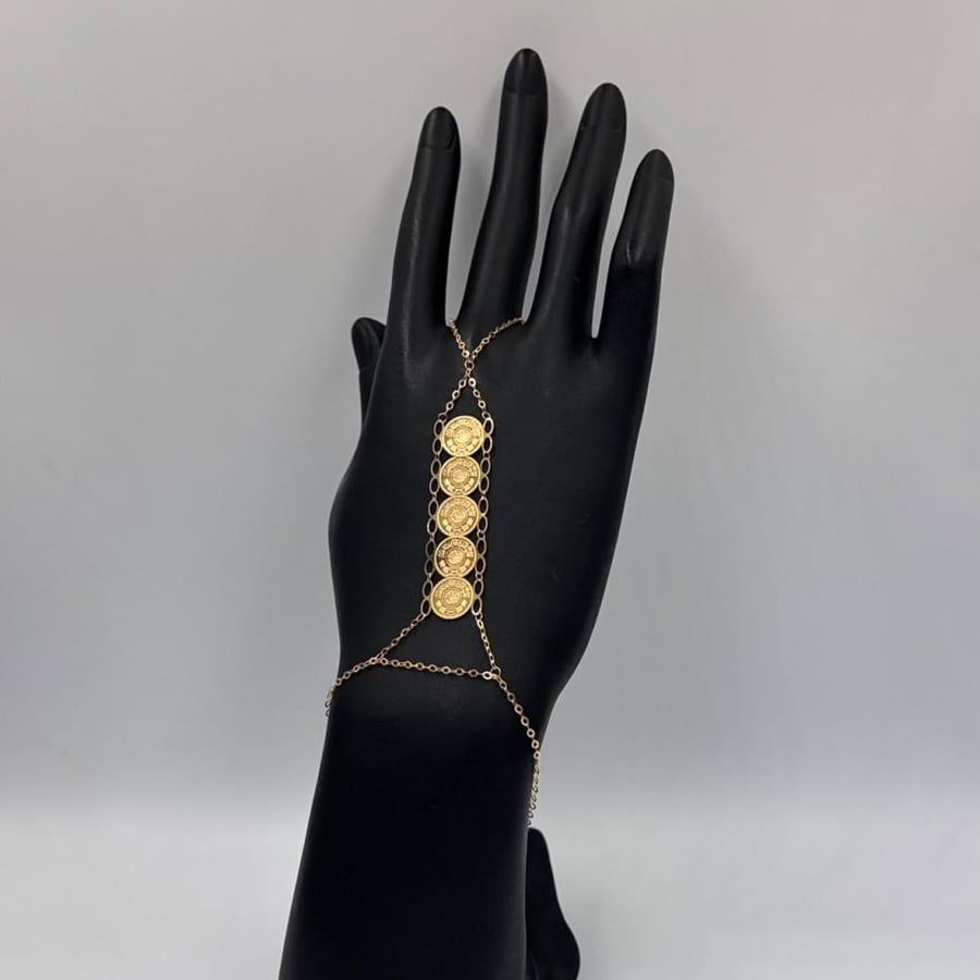 كف جنيهات ذهب عيار 21