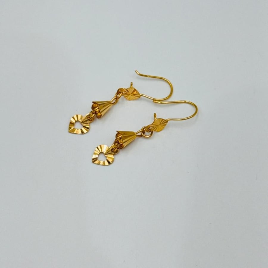 حلق ذهب عيار 22