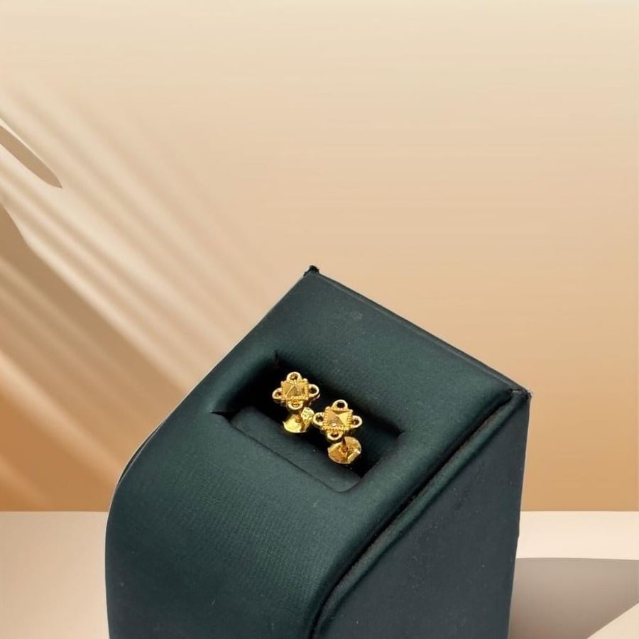 حلق ذهب عيار 21