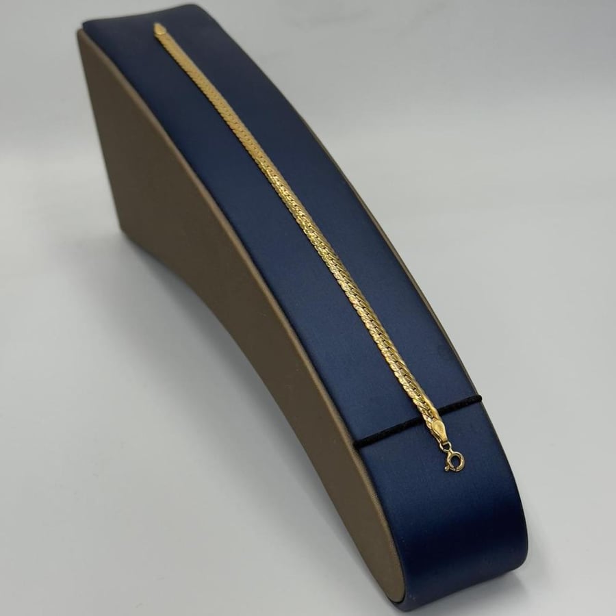 اسوارة ثعبان ذهب عيار 18