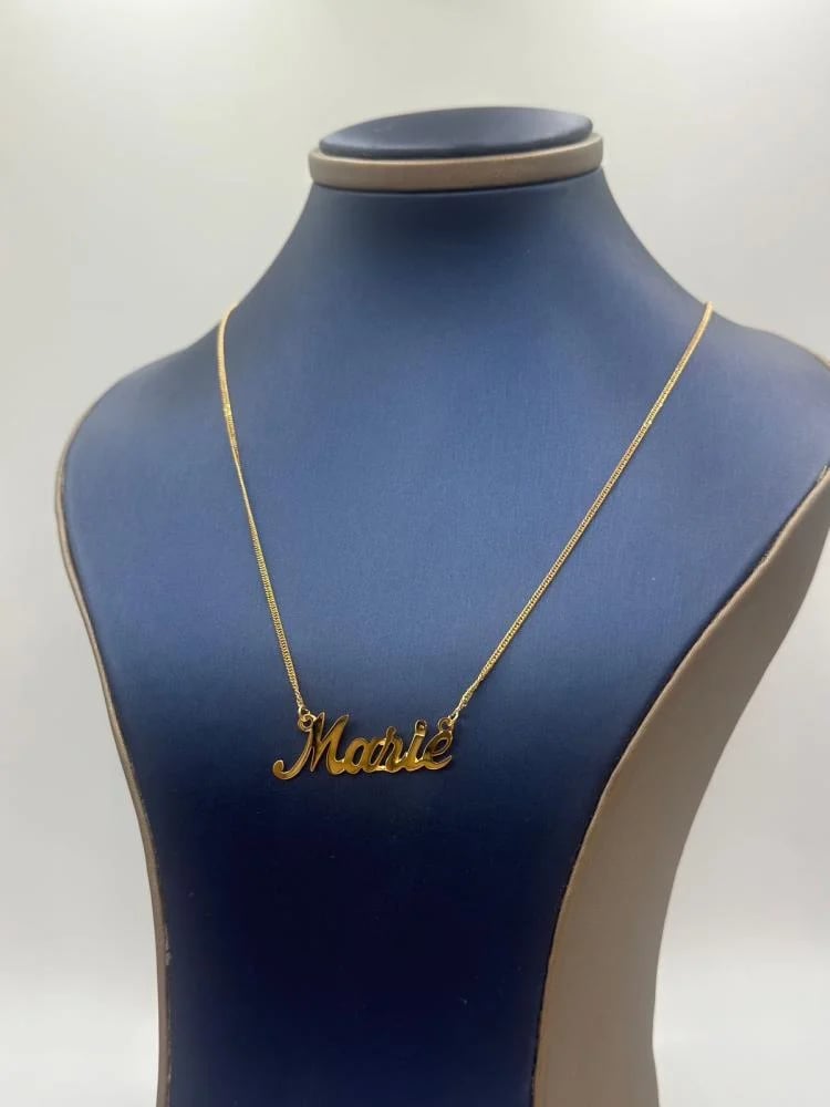 Customize Necklace & Name 18K