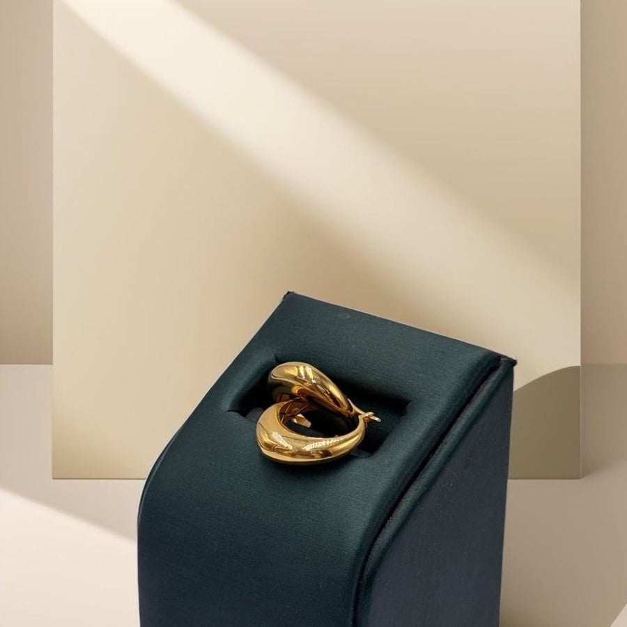 حلق ذهب عيار 21