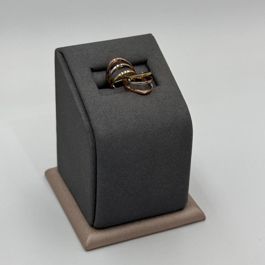 ُEarring Three color Gold 18K