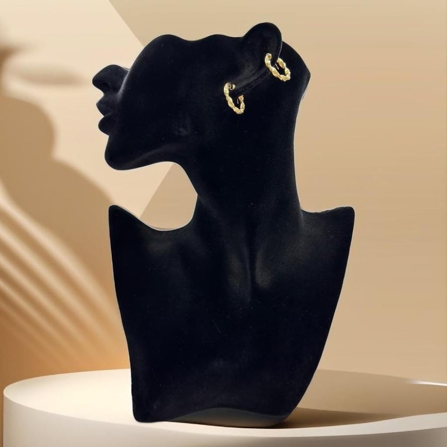 حلق ذهب عيار 18
