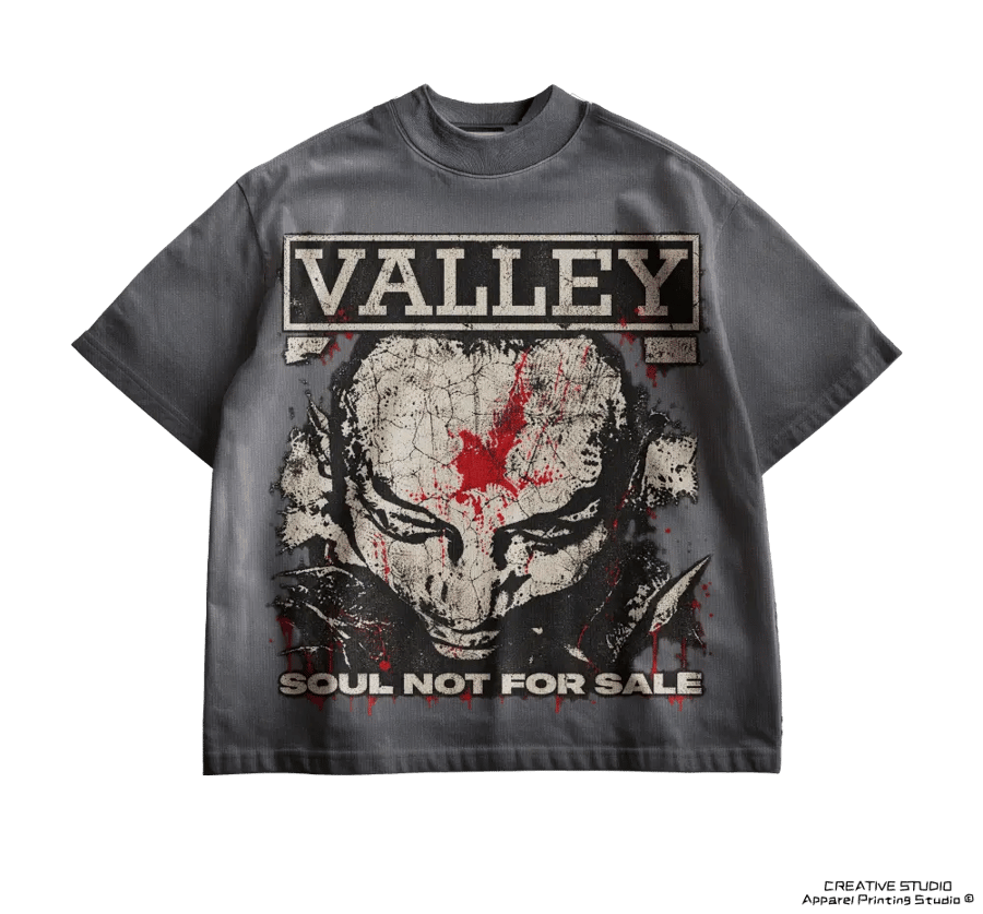TEE PRINTED  DARK GRAY