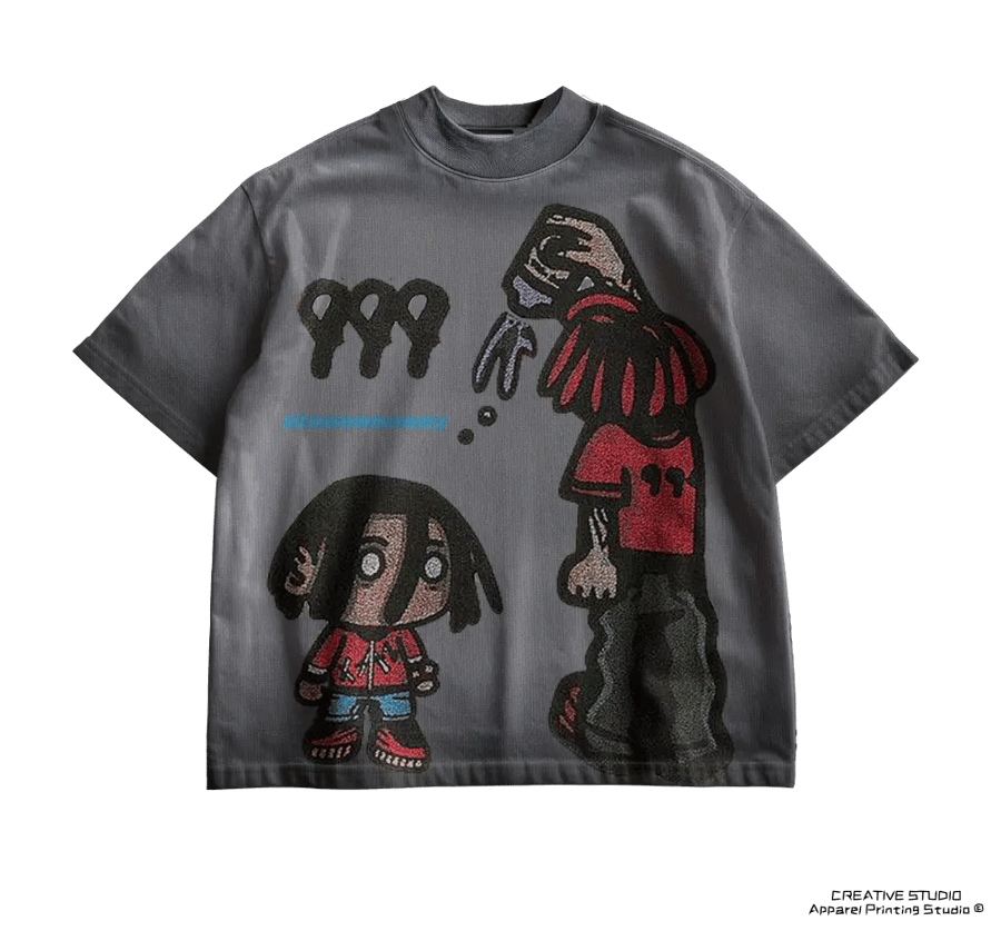TEE PRINTED  DARK GRAY