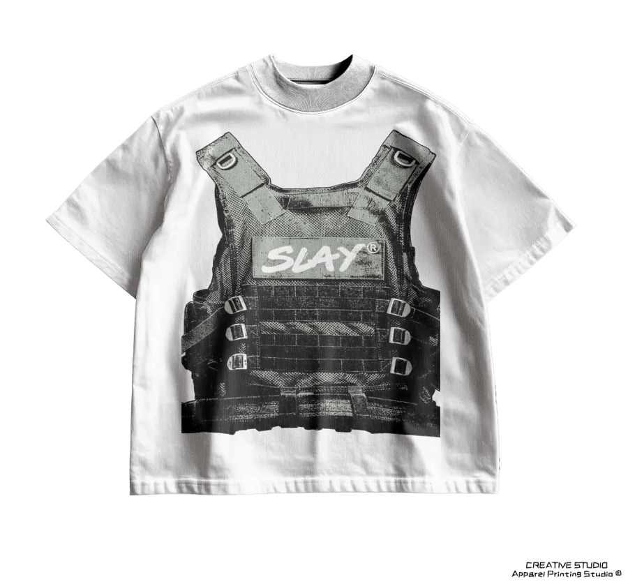 TEE PRINTED  WHITE