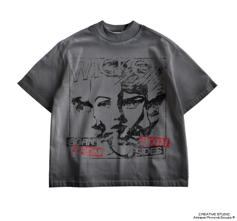 TEE PRINTED  DARK GRAY