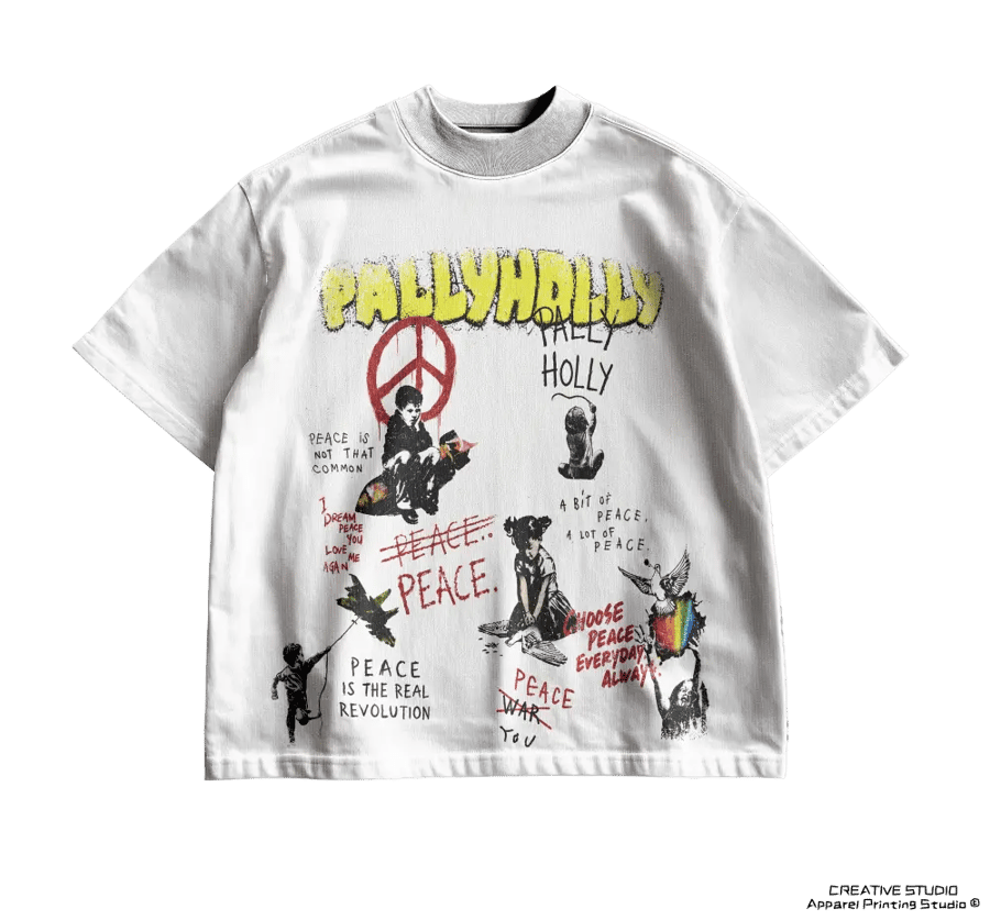 TEE PRINTED  WHITE