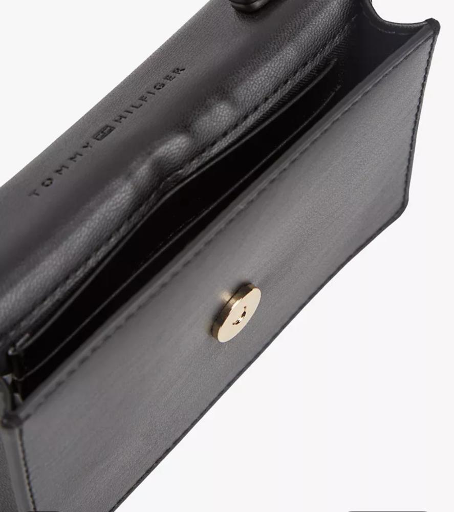 Monogram Logo Flap Chain Wallet