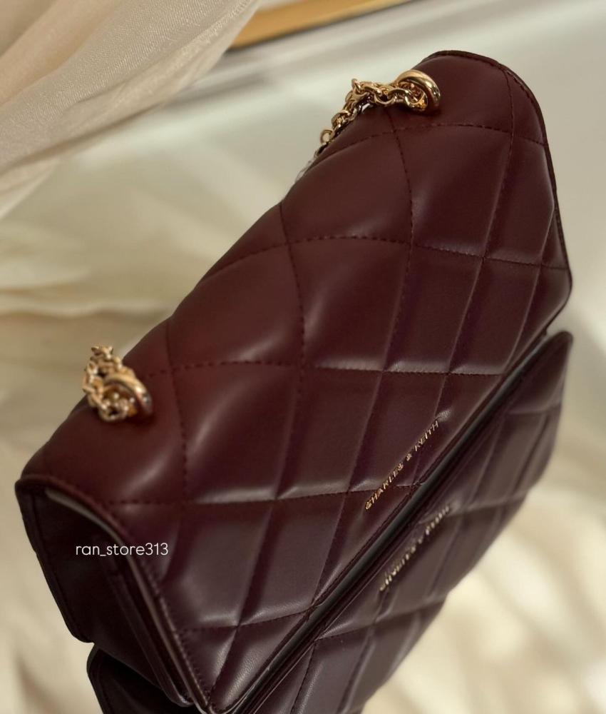 Paffuto Quilted Chain-Handle Long Wallet