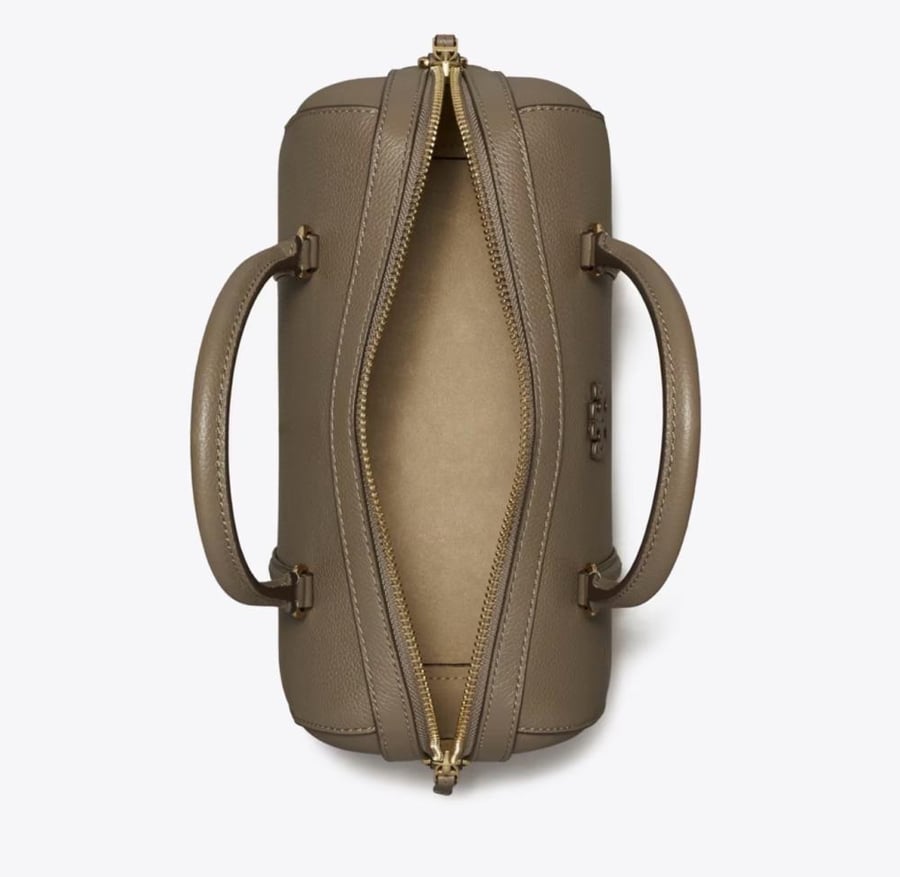 PEBBLED LEATHER SATCHEL