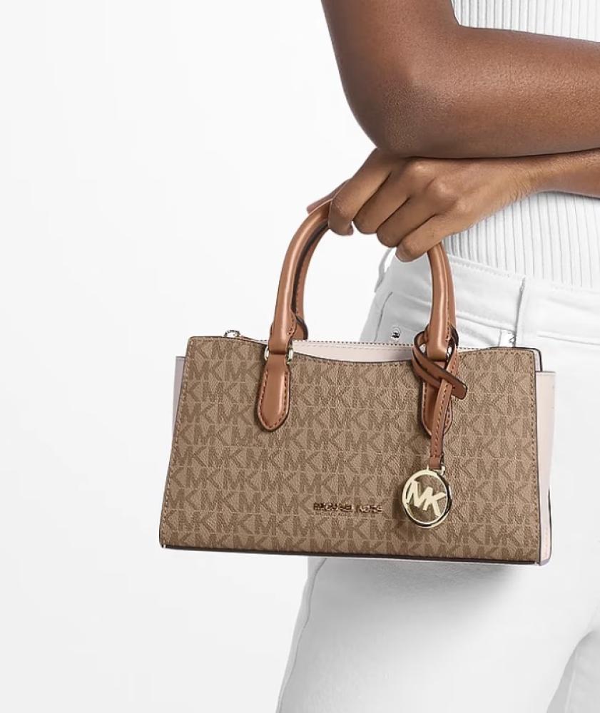 Arden Small Signature Logo Messenger Bag