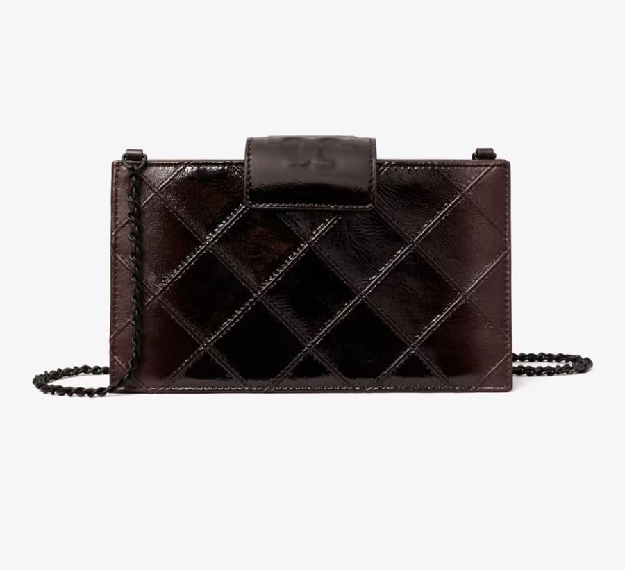 MINI FLEMING PATENT CROSSBODY