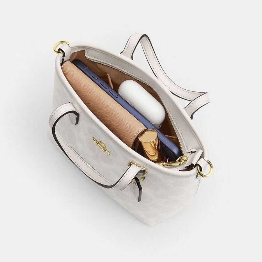 City Mini Tote Bag In Signature