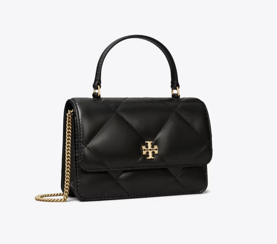MINI KIRA DIAMOND QUILT TOP-HANDLE CROSSBODY