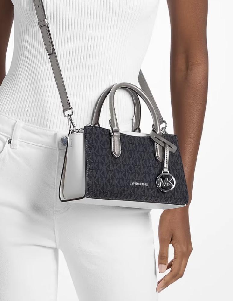 Arden Small Signature Logo Messenger Bag