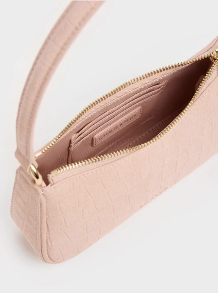 Elspeth Chain Shoulder Bag - Pink