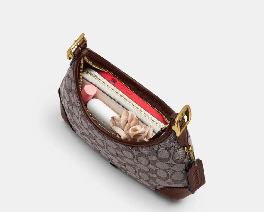 Hamptons Hobo Bag In Signature Jacquard Coach