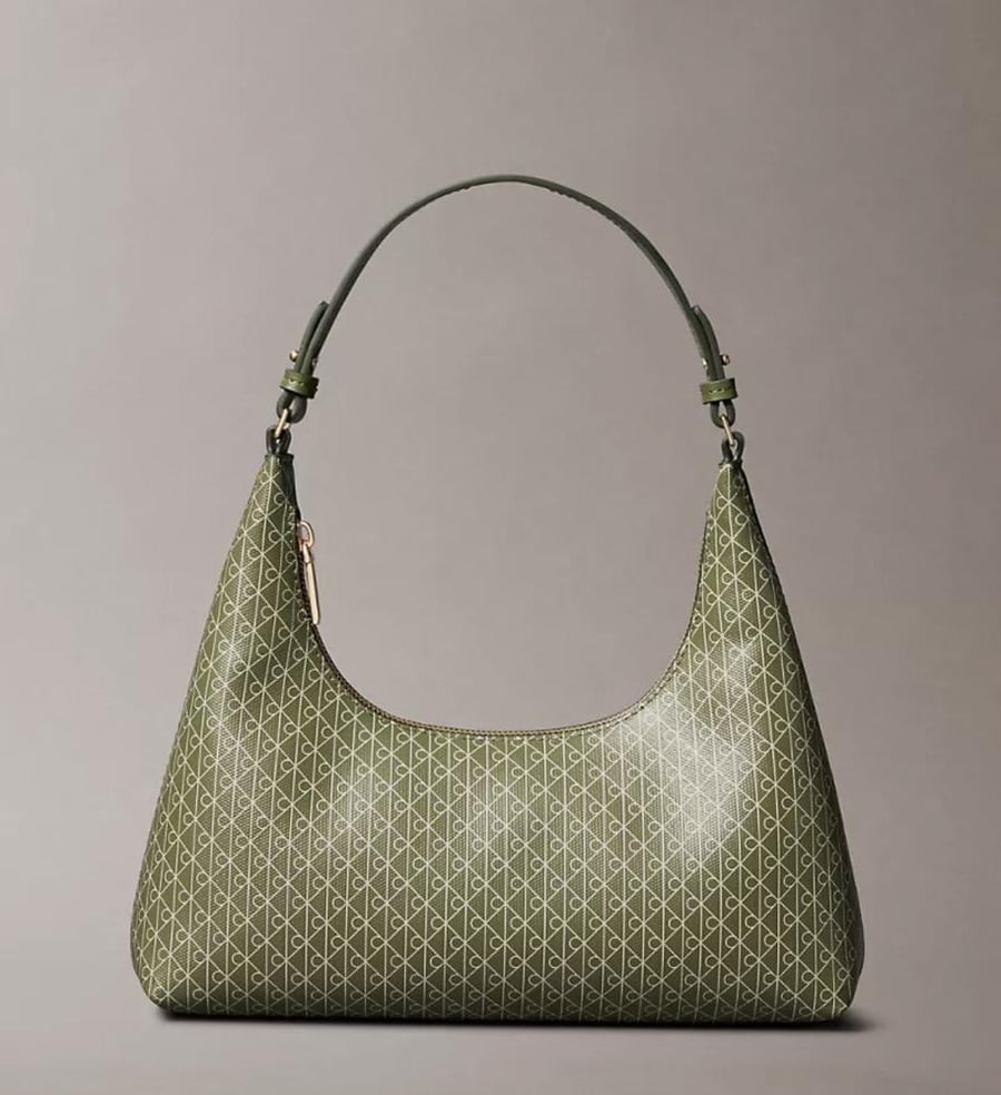 Allover Emblem Logo Shoulder Bag