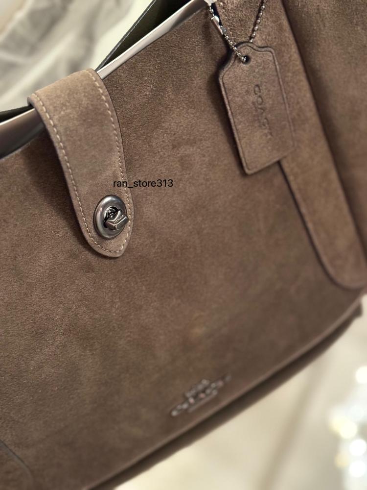 Hadley Turnlock Tote Bag Coach