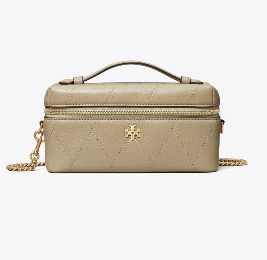 CHARLIE QUILTED EAST-WEST VANITY CASE