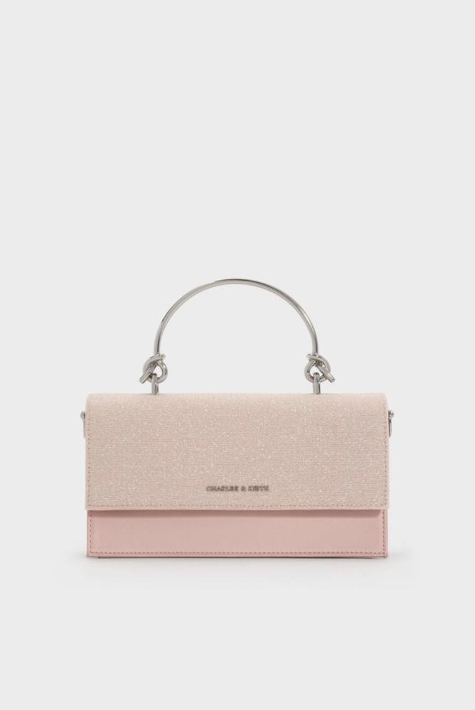 Kristine Glittered Wallet On Chain