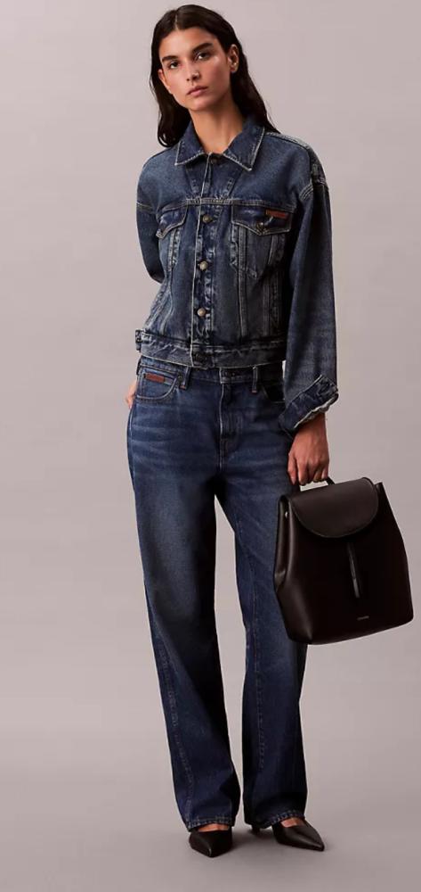 شنطة كالفن كلاين Foil logo Flap Backpack