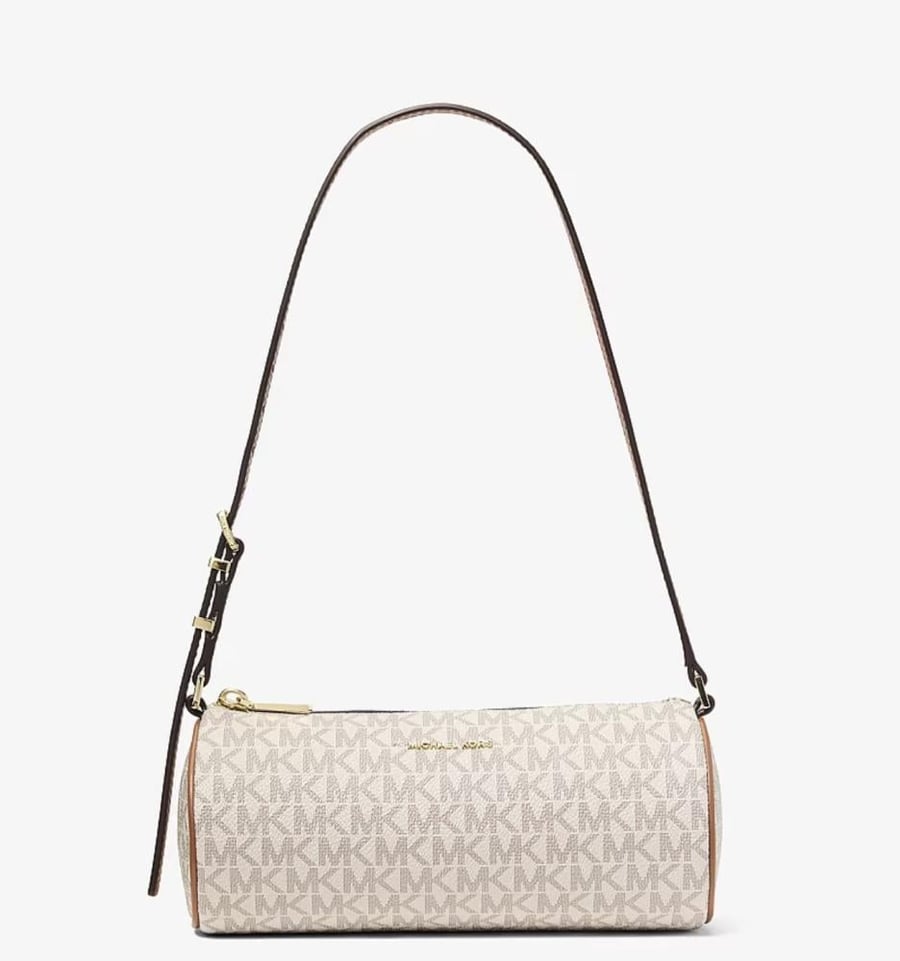 Izzy Small Signature Logo Barrel Pochette