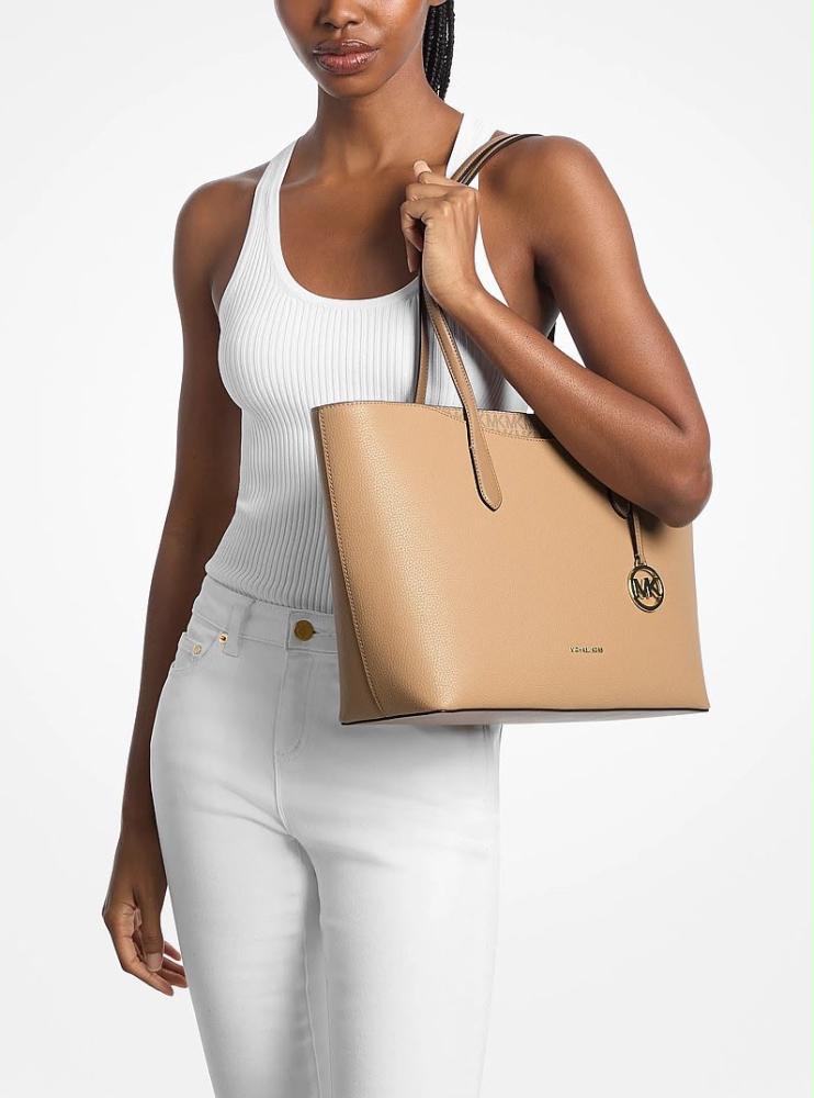Arden Large Pebbled Leather Tote Bag