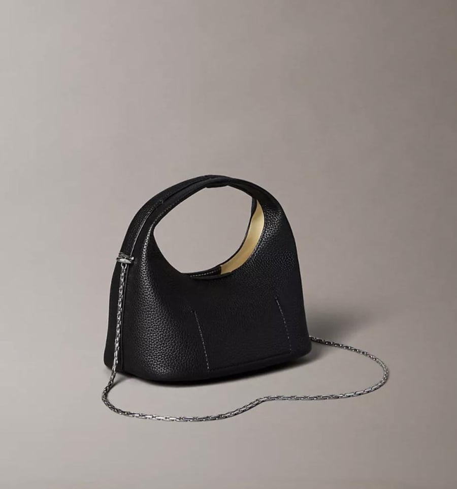 Pebble Grain Small Slouchy Bag