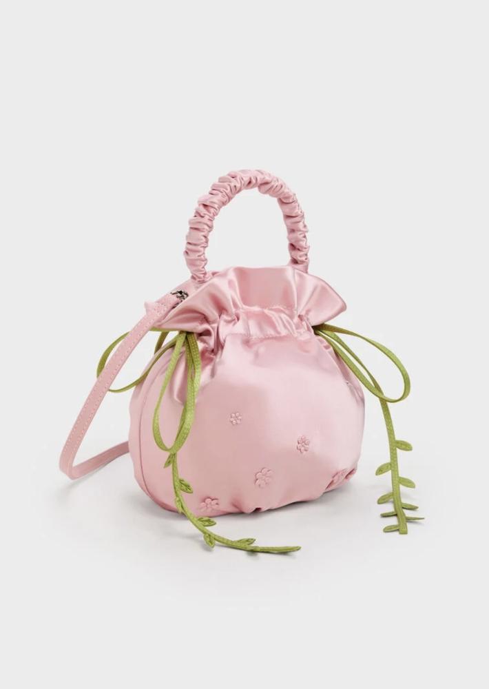 Mabel Satin Floral-Vine