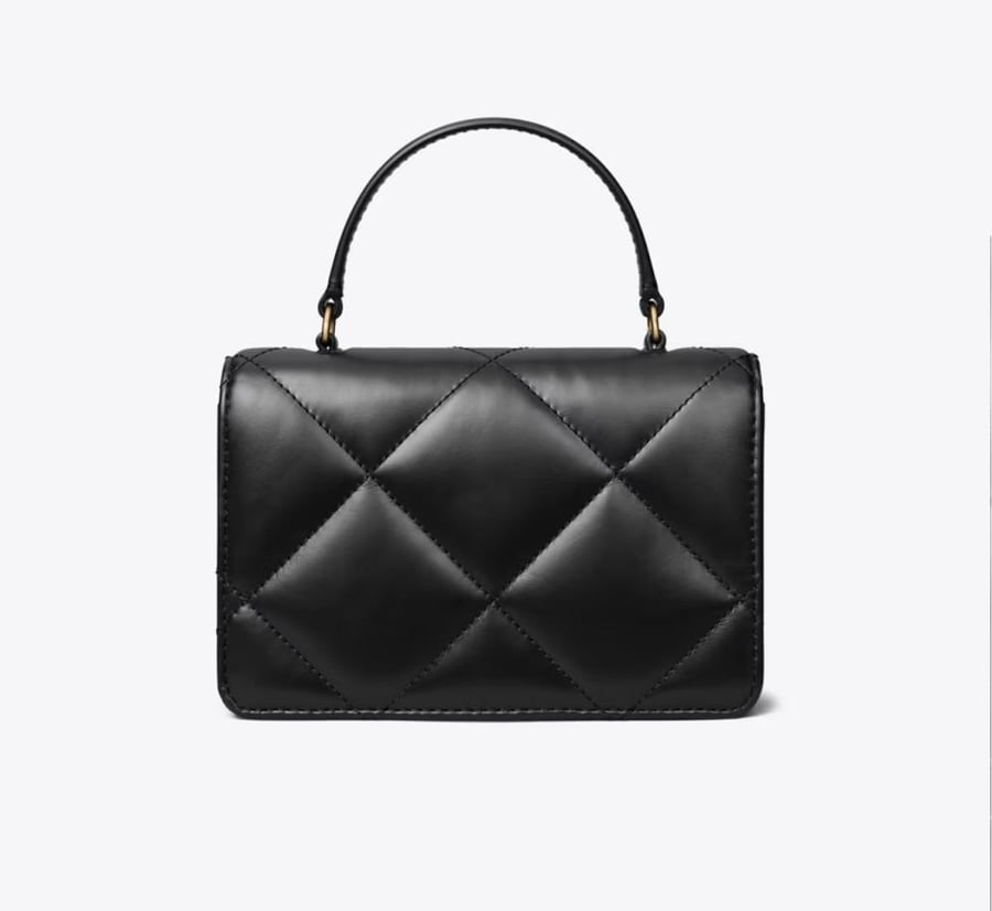 MINI KIRA DIAMOND QUILT TOP-HANDLE CROSSBODY