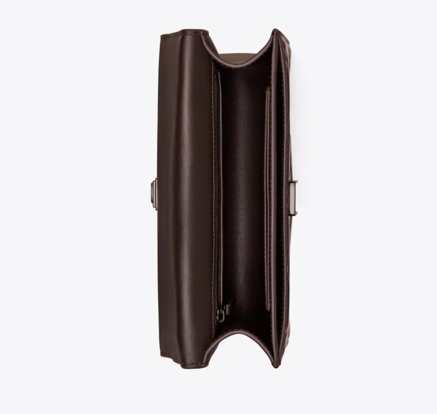 SMALL FLEMING PATENT SHOULDER BAG