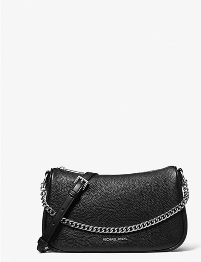 ‏Carmela Small Pebbled Leather Crossbody Bag