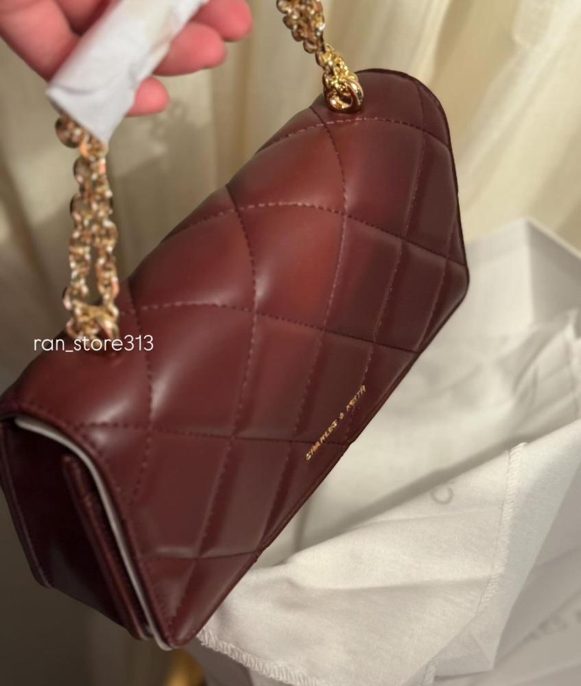Paffuto Quilted Chain-Handle Long Wallet