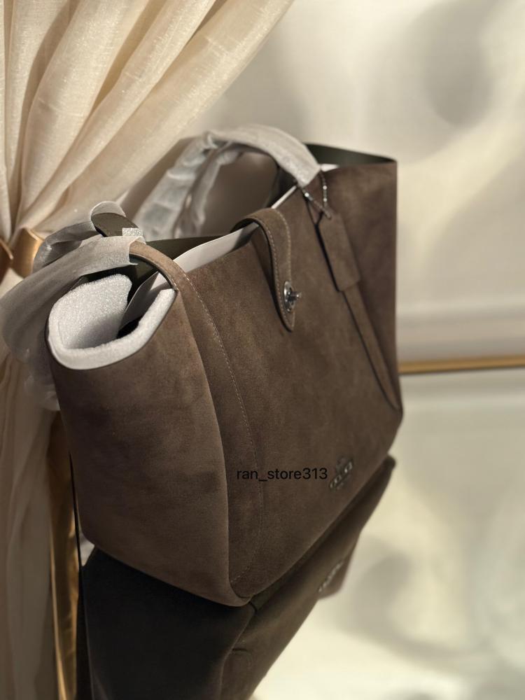 Hadley Turnlock Tote Bag Coach