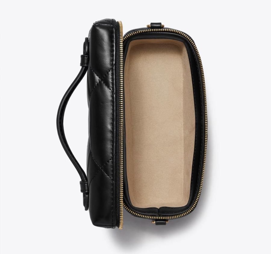 KIRA DIAMOND QUILT EAST-WEST VANITY CASE