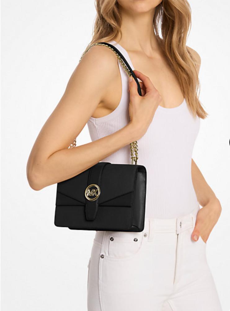 Greenwich Small Saffiano Leather Crossbody Bag